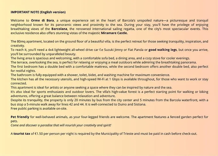 In Con Terrazza Vista Mare - Pet Friendly Трієст